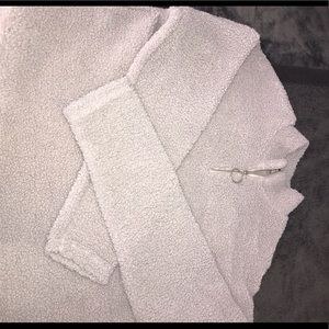 Grey Fuzzy Shein Sweater